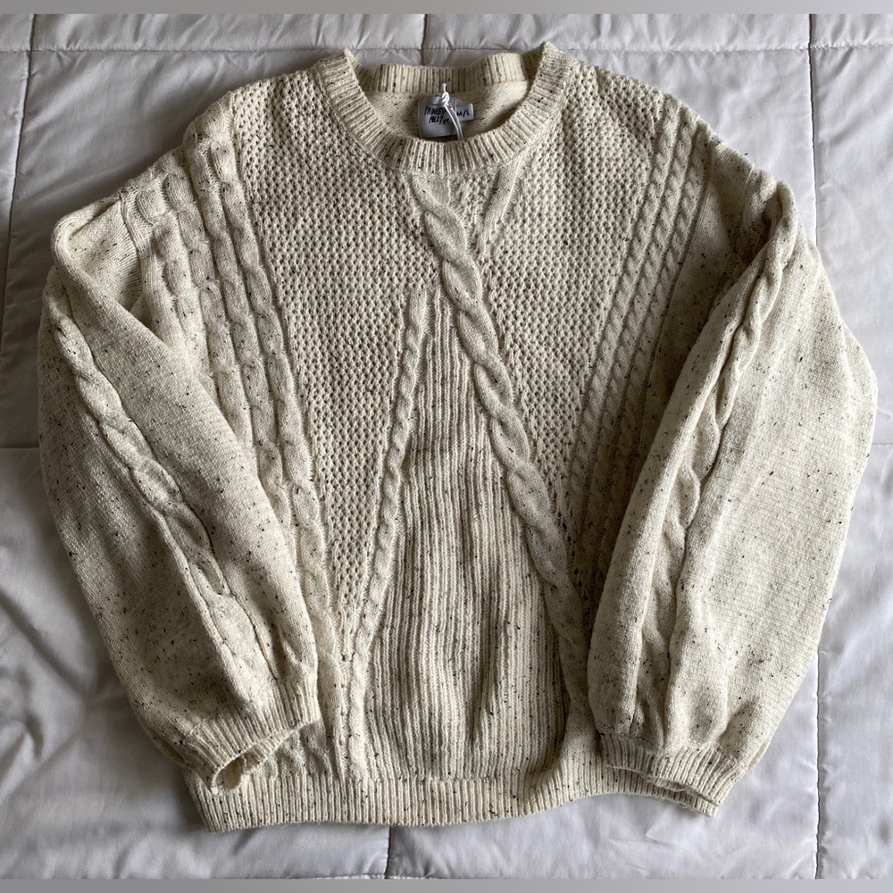 NWT Princess Polly Mullan Cream Sweater